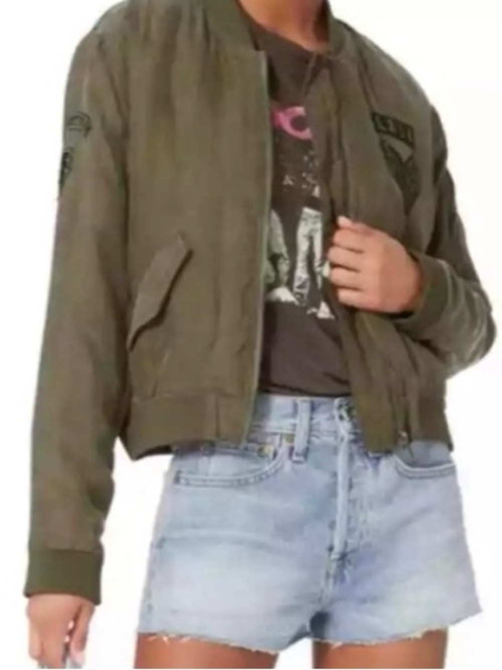 Rails Women’s Ace Military Bomber Jacket